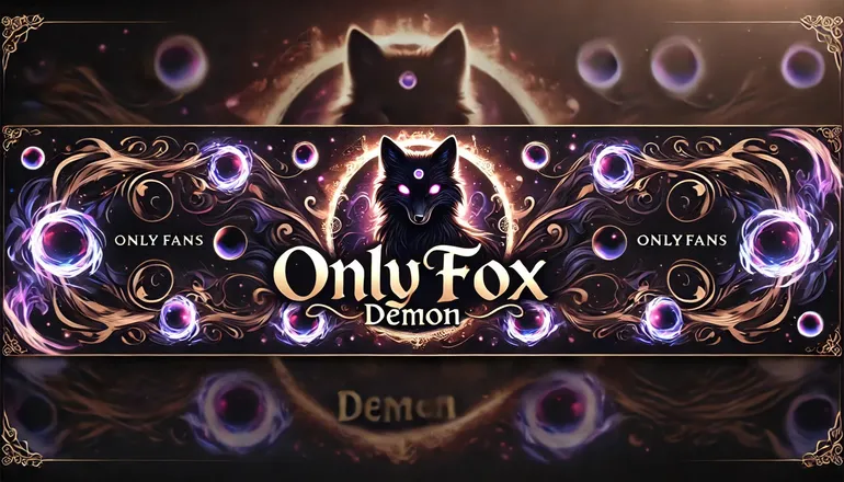 OnlyFans account  onlyfoxdemon header 2