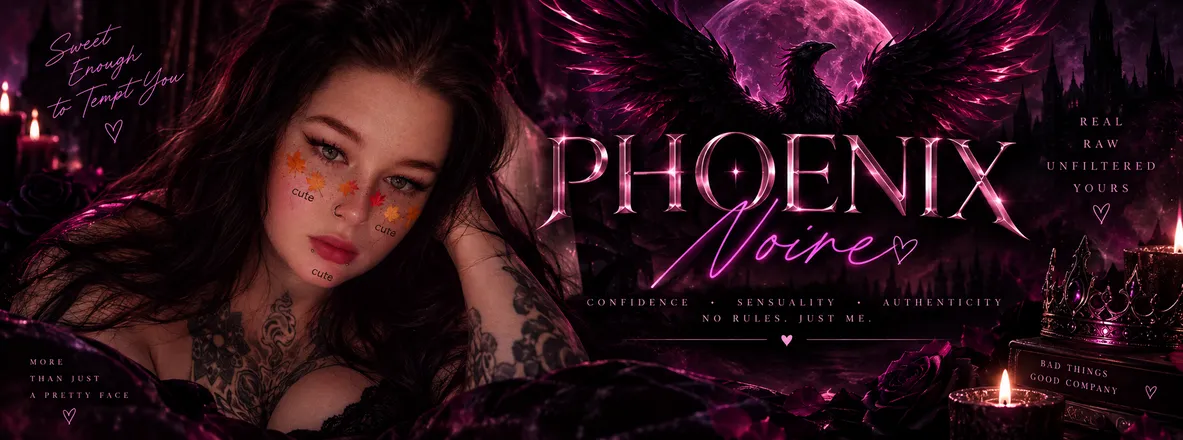 OnlyFans account  phoenix_noire_x header 2
