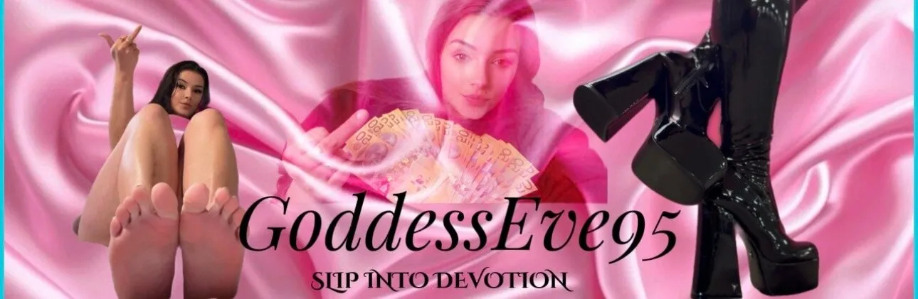 OnlyFans account  goddesseve95 header 2