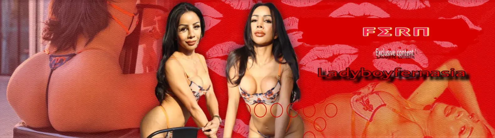 OnlyFans account  ladyboyfernfern header 2