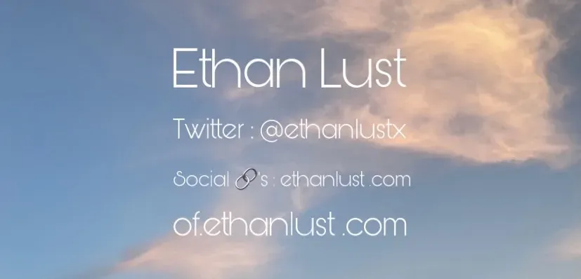 OnlyFans cuenta ethanlustx header 2
