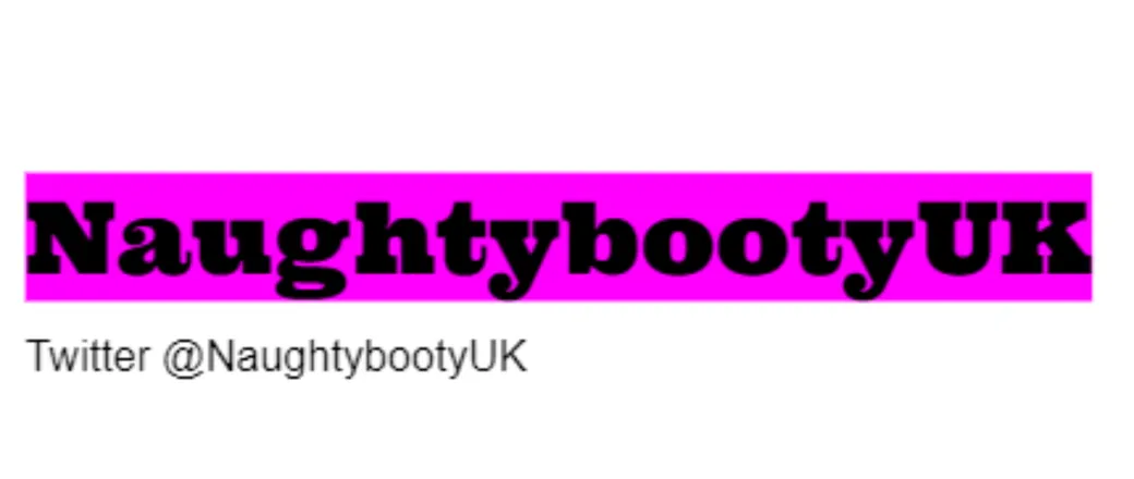 OnlyFans cuenta naughtybootyuk header 2