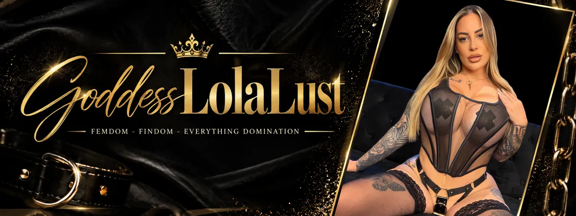 OnlyFans account  goddesslolalust header 2