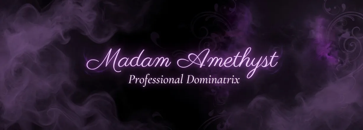 OnlyFans cuenta madam_amethyst header 2