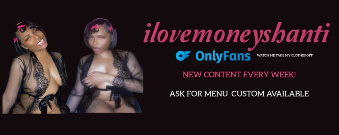OnlyFans cuenta ilovemoneyshanti header 2