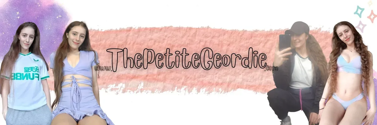 OnlyFans account  thepetitegeordie header 2