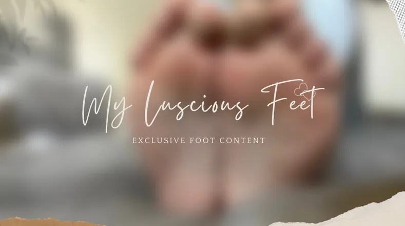 OnlyFans cuenta my.luscious.feet header 2