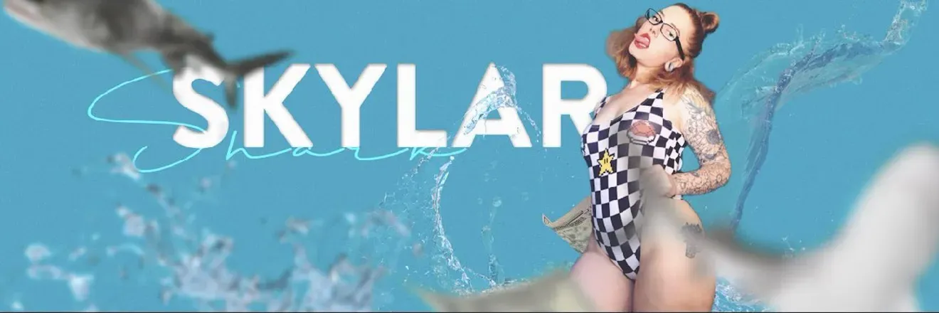 OnlyFans cuenta skylarsharkvip header 2