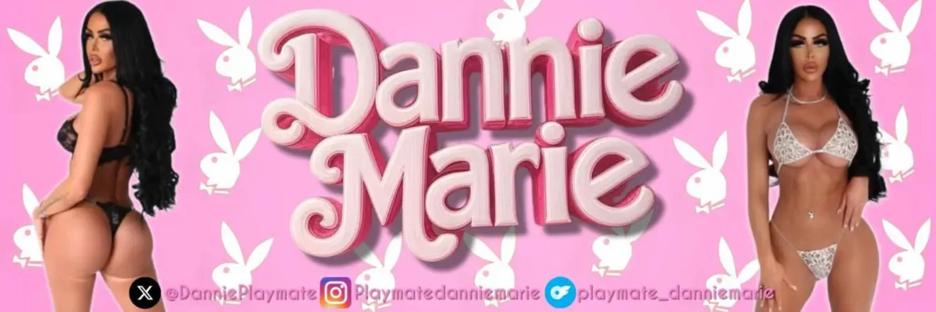 OnlyFans account  playmate_danniemarie header 2