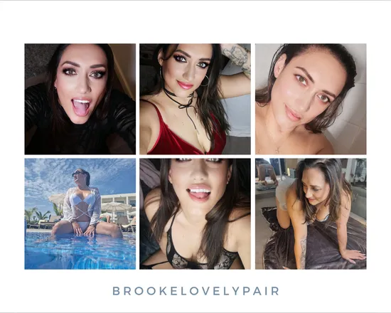 OnlyFans cuenta brookelovelypair header 2