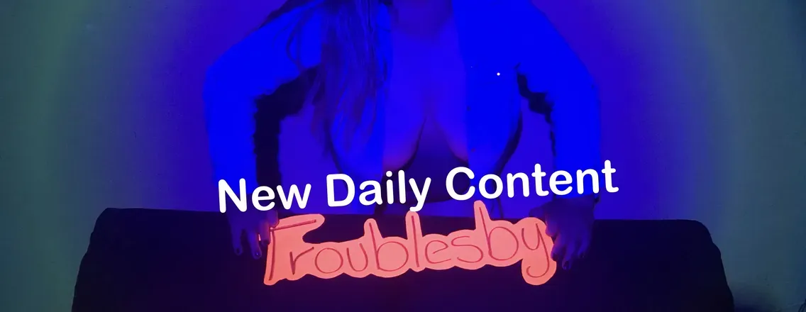 OnlyFans account  troublesby header 2