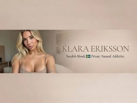 OnlyFans account  klaraeriksson header 2