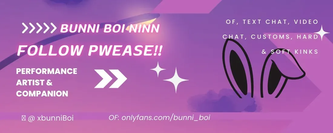 OnlyFans cuenta bunni_boi_ninn header 2