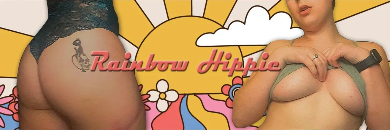 OnlyFans cuenta rainbowxhippiiiee header 2