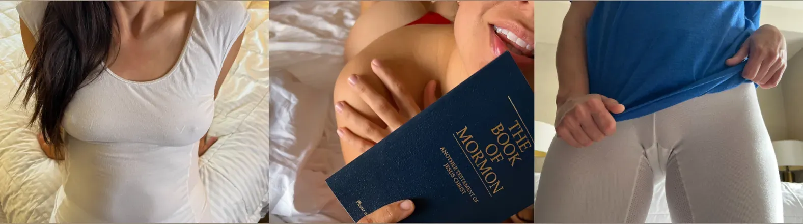 OnlyFans account  exmormonhotwife header 2