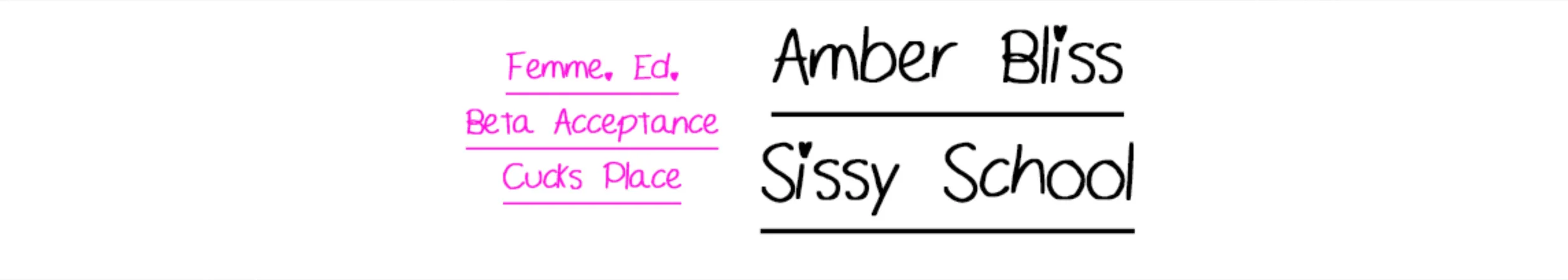 OnlyFans cuenta sissyschool header 2