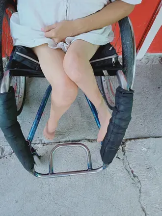 OnlyFans account  wheelchair_super_girl header 2