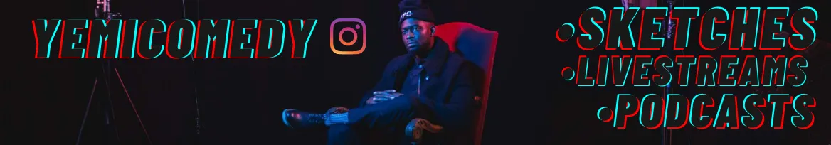 OnlyFans account  yemicomedy header 2