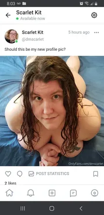 OnlyFans cuenta dmscarlet avatar 1