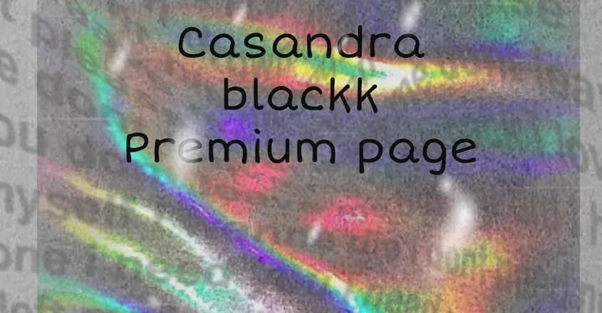 OnlyFans cuenta casandrablackk header 2