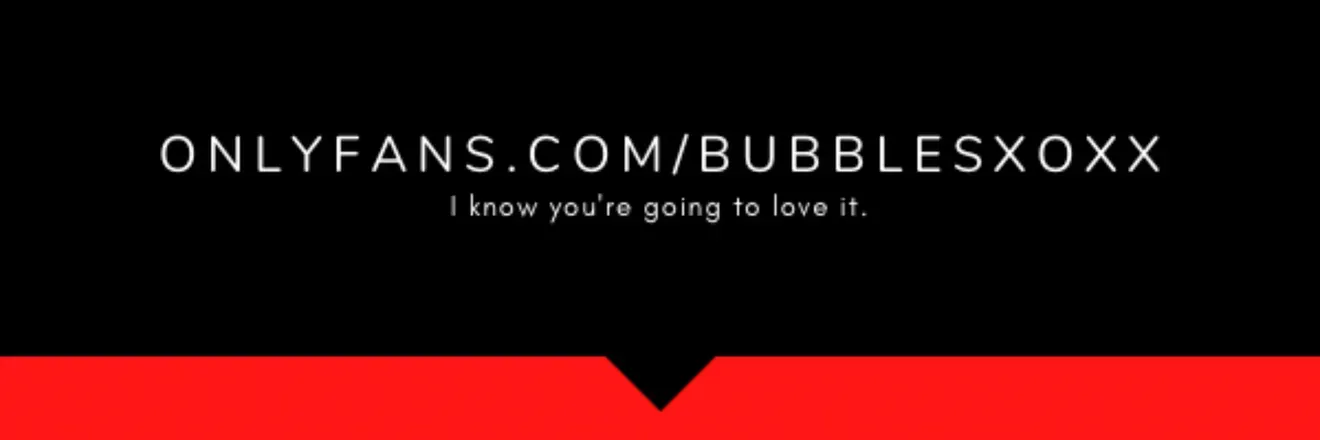 OnlyFans account  bubblesxoxx header 2