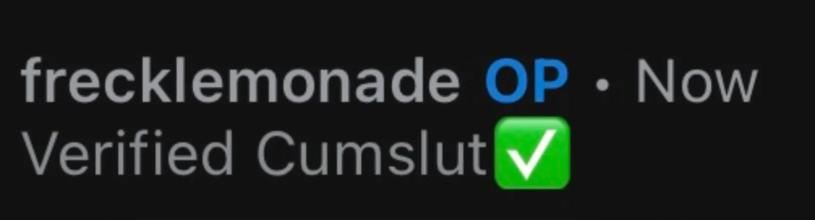 OnlyFans account  frecklemonade header 2