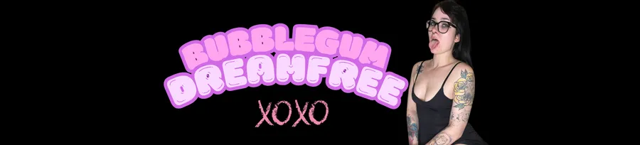OnlyFans account  bubblegumdreamfree header 2