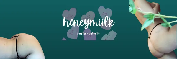 OnlyFans cuenta h0neymiilk header 2