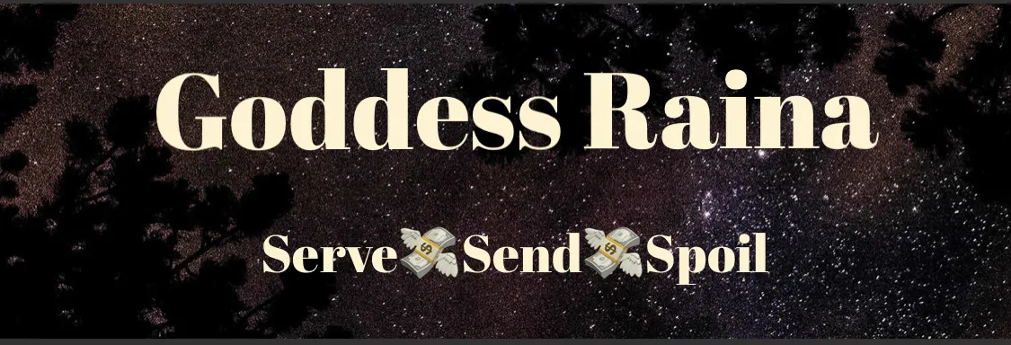 OnlyFans cuenta goddessraina555 header 2