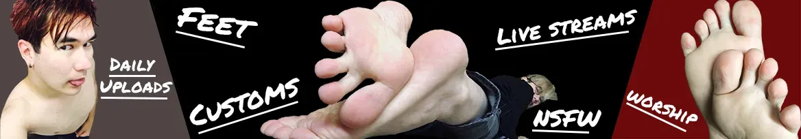 OnlyFans cuenta footboygoth header 2