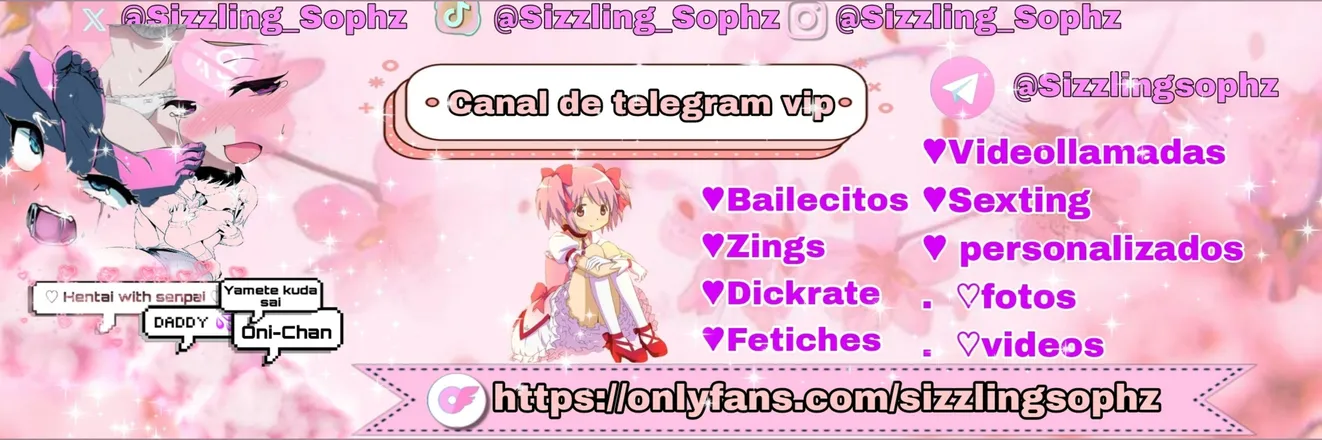 OnlyFans cuenta sizzlingsophz header 2