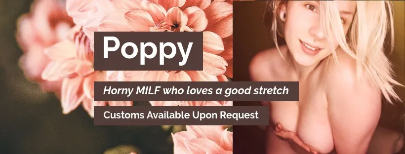 OnlyFans cuenta prettiestpoppy header 2