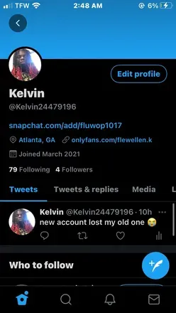 OnlyFans account  kflew header 2