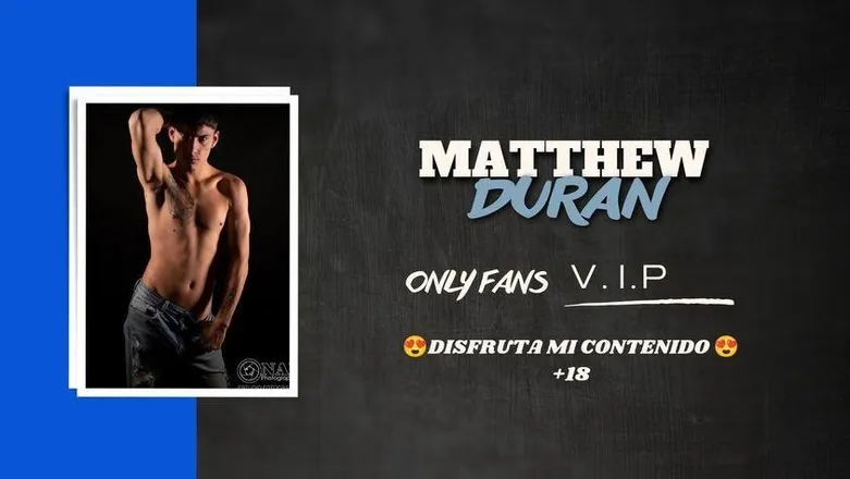 OnlyFans cuenta matthewduran header 2