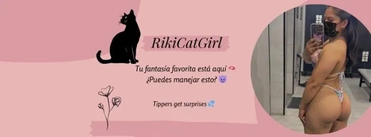 OnlyFans cuenta rikicatgirl header 2