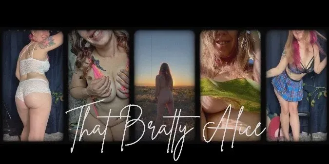 OnlyFans cuenta thatbrattyalice header 2