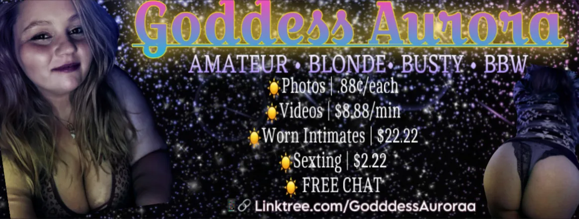 OnlyFans cuenta goddesssauroraa header 2