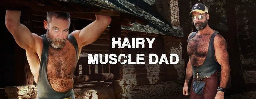 OnlyFans cuenta hairymuscledad8x6 header 2
