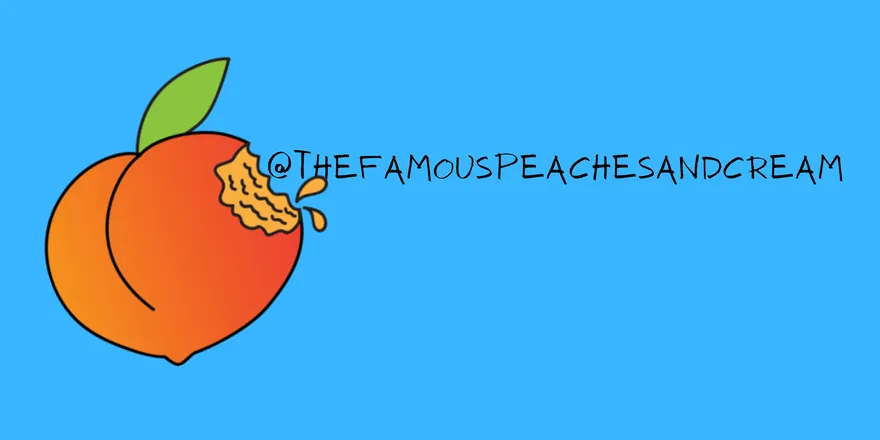 OnlyFans account  thefamouspeachesandcream header 2