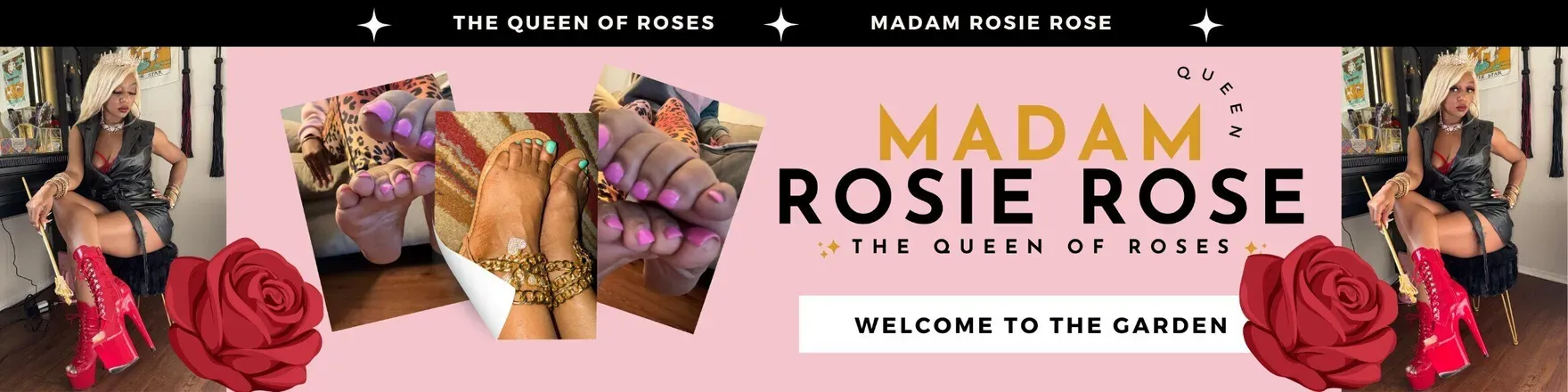 OnlyFans cuenta madamrosierose header 2