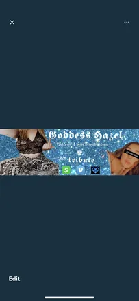 OnlyFans account  goddessluvve header 2