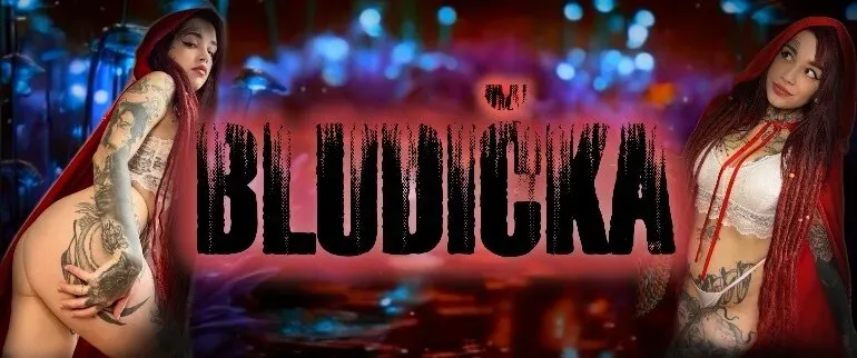 OnlyFans account  bludicka header 2