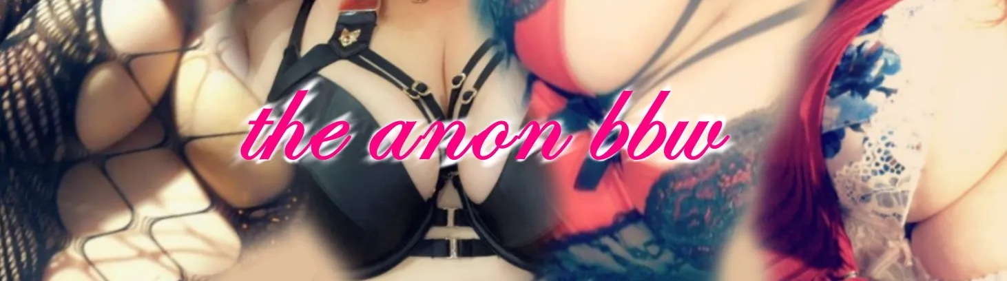 OnlyFans cuenta theanonbbw header 2