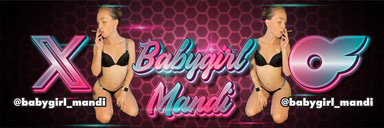 OnlyFans cuenta babygirl_mandi header 2