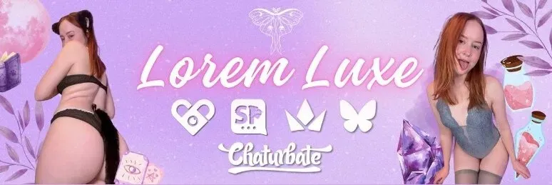 OnlyFans account  loremluxe header 2