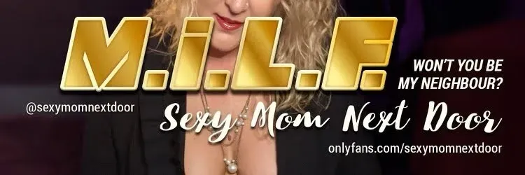 OnlyFans cuenta sexymomnextdoor header 2