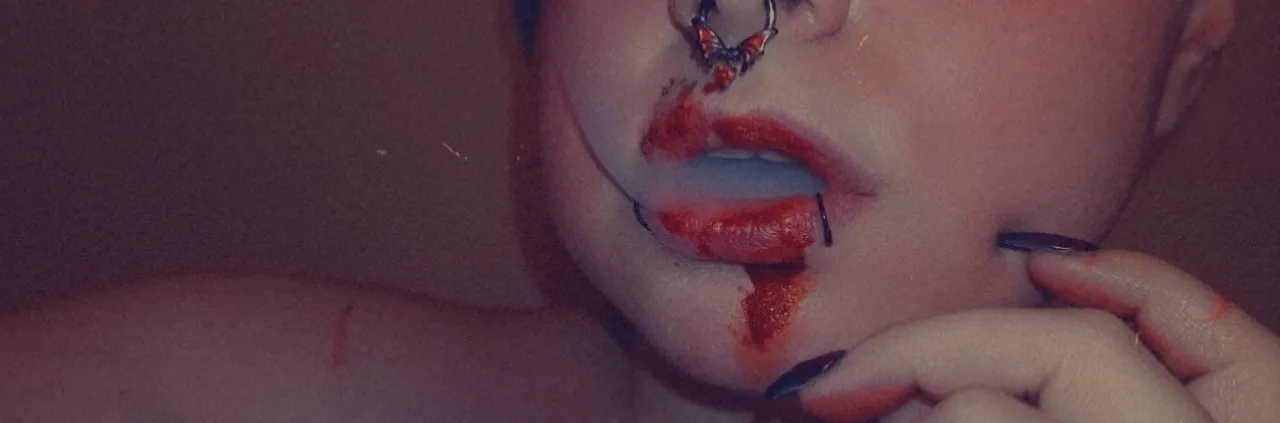 OnlyFans cuenta prettyygothgf header 2