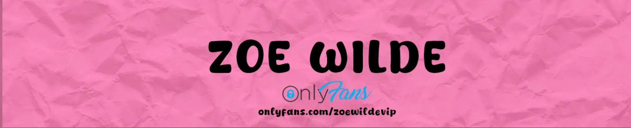 OnlyFans cuenta zoewildevip header 2