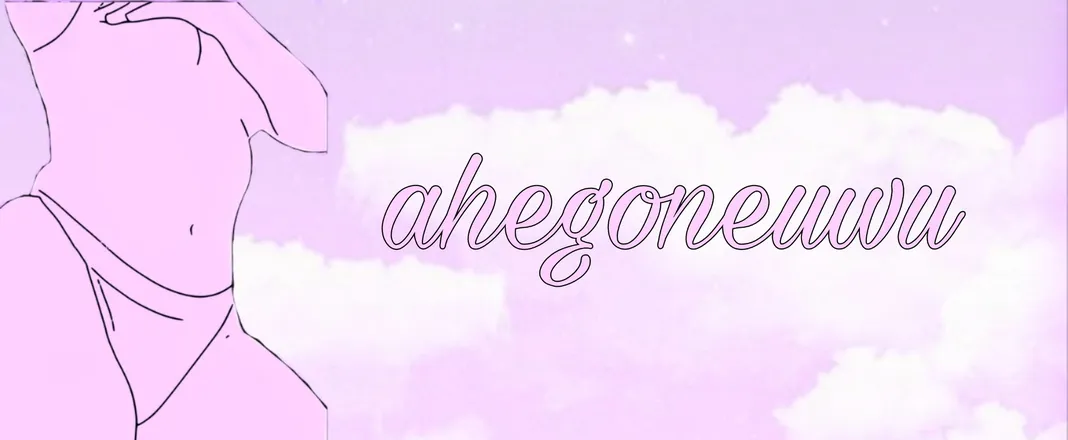 OnlyFans account  ahegone header 2