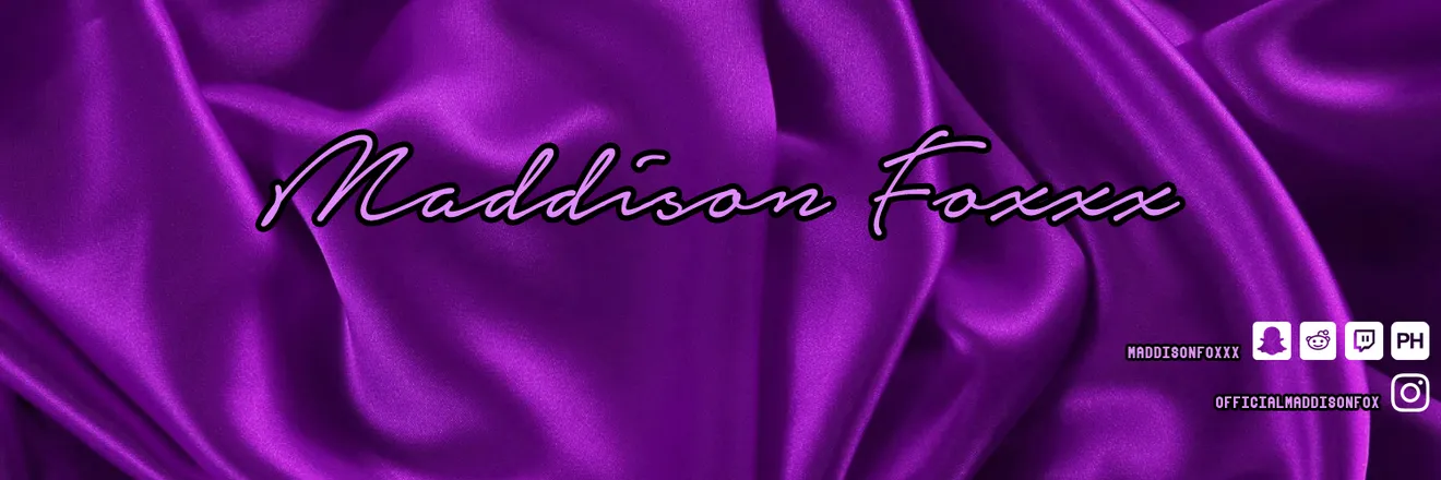 OnlyFans cuenta maddisonfoxxx header 2